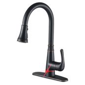 Cobbe Smart Touchless Kitchen Pull Out Faucet - Oil Rubber Bronze