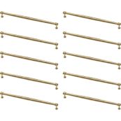 Charmaine 12" Center to Center Bar Pull - Set of 10, Champagne Bronze