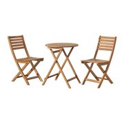 Cabot 3-Piece Folding Table and Chair Set