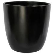 Napa Round Cylinder Planter - 22", Black
