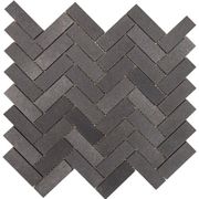 Lava 3" Basalt Chevron Mosaic Tile