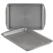Non-Stick Cookie Sheet - Set of 2, Gray