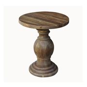 Winona 30'' Solid Wood Pedestal End Table