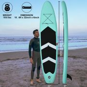 10' Inflatable Paddle Board with Adjustable Fin