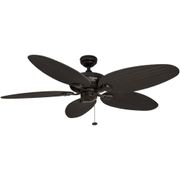 Honeywell Duval Bronze Indoor/Outdoor Ceiling Fan with Wicker Blades