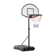 30" All-Weather Portable Swimming Pool Basketball Hoop with Telescoping Height - Black