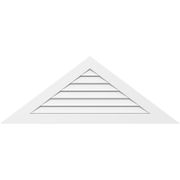 Triangle Surface Mount PVC Gable Vent - 6/12 Pitch, 50"