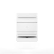 City 1.2 Floating Wall Theater Entertainment Center - Gloss White
