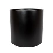 Brea Round Cylinder Planter - 12", Black