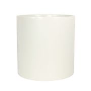Brea Round Cylinder Planter - 18", White