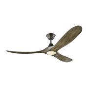 Maverick 60" Ceiling Fan with Light Kit - Aged Pewter