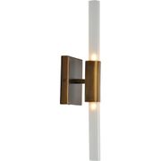 Sonoran 2-LED Wall Sconce - 16.3", 10W, Brushed Bronze