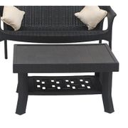Mabe Wicker Coffee Table - Black