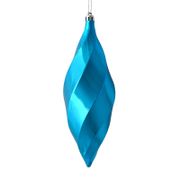 Swirl Finial Ornament - Set of 6, Turquoise
