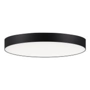Warrenton 1-Light Simple Circle LED Flush Mount - Black