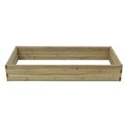 Wood Raised Garden Bed - 4'9" x 2'3"