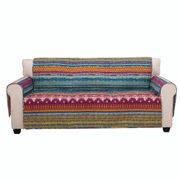 Polyester Sofa Protector with Tribal Print - Multi-color