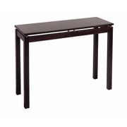 Linea Console Hall Table with Chrome Accent