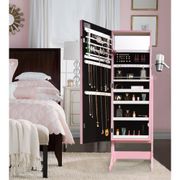 Jewelry Armoire with Marquee Lights - Blush