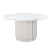 Kali Round Dining Table - 55", White