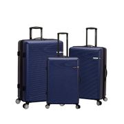 Skyline 3 Piece ABS Luggage Set - Blue