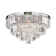 Palacial 6 Light Chandelier - Silver