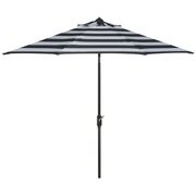 Iris Black & White UV-Resistant Fashion Line 9' Auto Tilt Umbrella