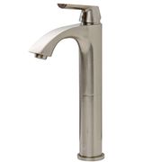VIGO Linus Bathroom Vessel Faucet in PVD Brushed Nickel - ADA Compliant