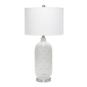 Lalia Home Argyle Classic Table Lamp - White