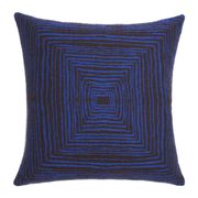 Linear Square Pillow - 18", Blue