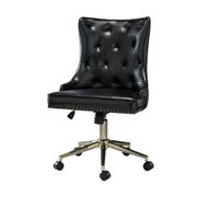 Euander Faux Leather Tufted Desk Task Chair - Black
