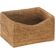 Rattan Shelf Basket - Honey Brown