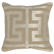 Carly Embroidered Throw Pillow - 22", Pearl