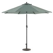 Royal Garden 9' Aluminum Crank/Tilt Market Umbrella - Teal
