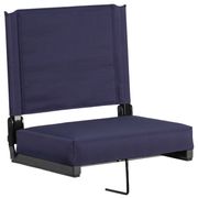 Grandstand Comfort Seats by Flash with Ultra-Padded Seat - Navy