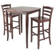 Inglewood 3-Piece High/Pub Table with 2 Ladder Back Bar Stools