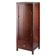 Brooke Jelly Closed Cupboard with Door and Drawer - Antique Walnut
