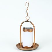 Hanging Copper Solar Light Lantern
