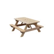 Kids' Picnic Table with Umbrella Hole - Unfinished