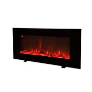 LED Color-Changing Wall Mount Electric Fireplace - 50", Black Frame