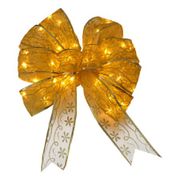 9 in. Gold Bow
