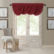 Ardmore Waterfall 36" Long Curtain Valance - Rouge
