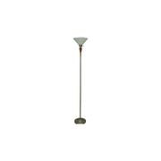 Shelby Pewter Torchiere Lamp