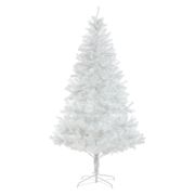 Pre-Lit White Artificial Christmas Tree - 7'