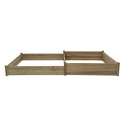 2-Section Raised Garden Bed - Natural