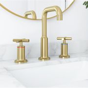 Widespread Bathroom Faucet - Gold