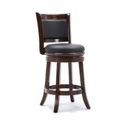 Augusta Faux Leather 24" Swivel Counter Stool - Cappuccino