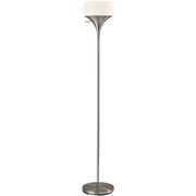 Eliza Torchiere Floor Lamp - Brushed Steel