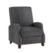 Easton Upholstered Push Back Reclining Chair - Gray