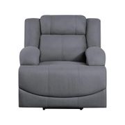 Darcel Microfiber Upholstered Power Reclining Chair - Graphite Blue